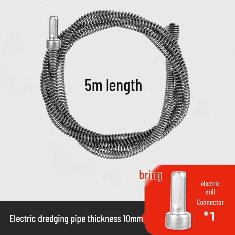 Drain Unblocking Tool: Multi-Purpose Toilet Plunger with Soft Spring for Effortless Pipe and Toilet Unclogging.