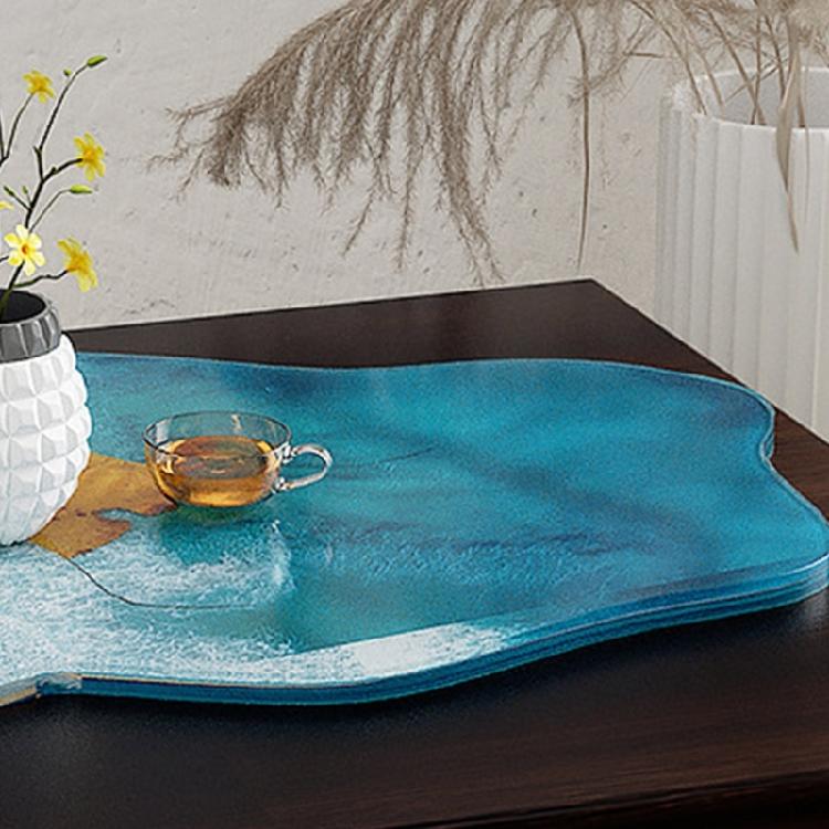 Silicone Irregular Tabletop Mold for Epoxy River Table Making Form Casting