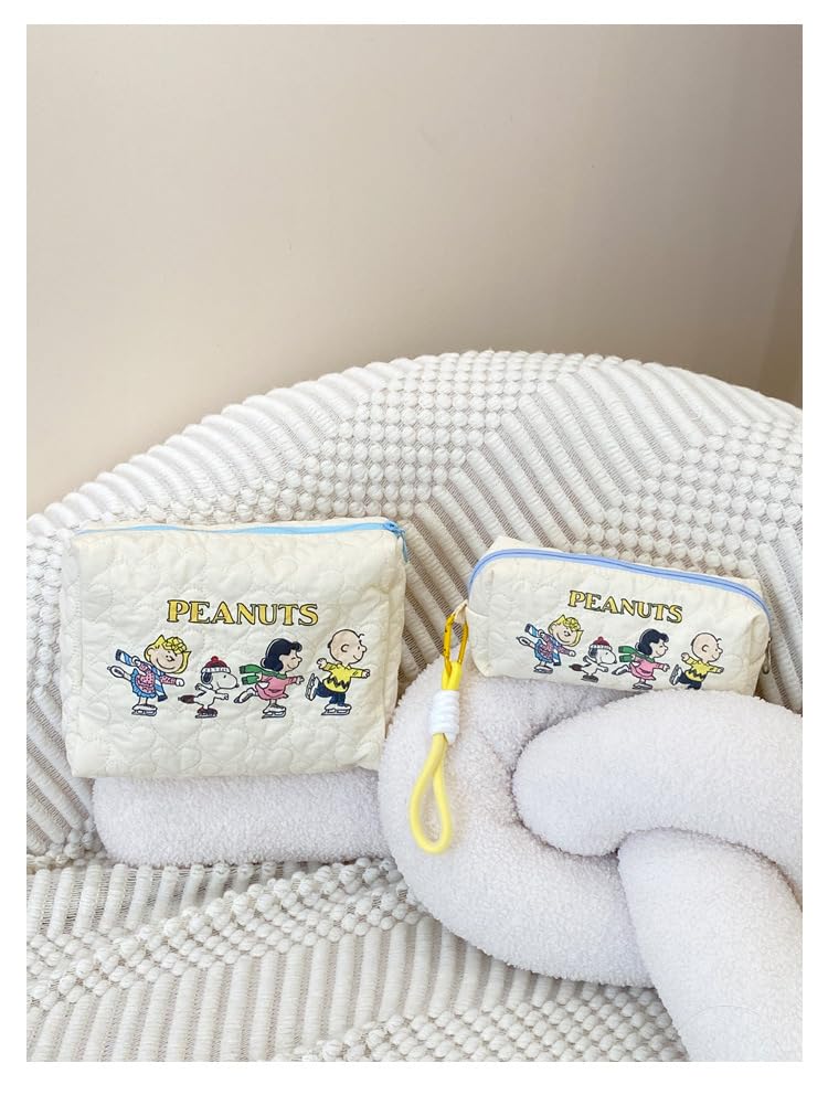 Snoopy Pencil Cute and Simple Large Capacity Boys and Elementary School Middle School High School College and Working Cosmetics Travel Popular for