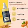 Wildflower Essentials Almond Oil Cold Pressed 100% Pure & Natural (50 Ml) For Face, Hair, Skin, Body