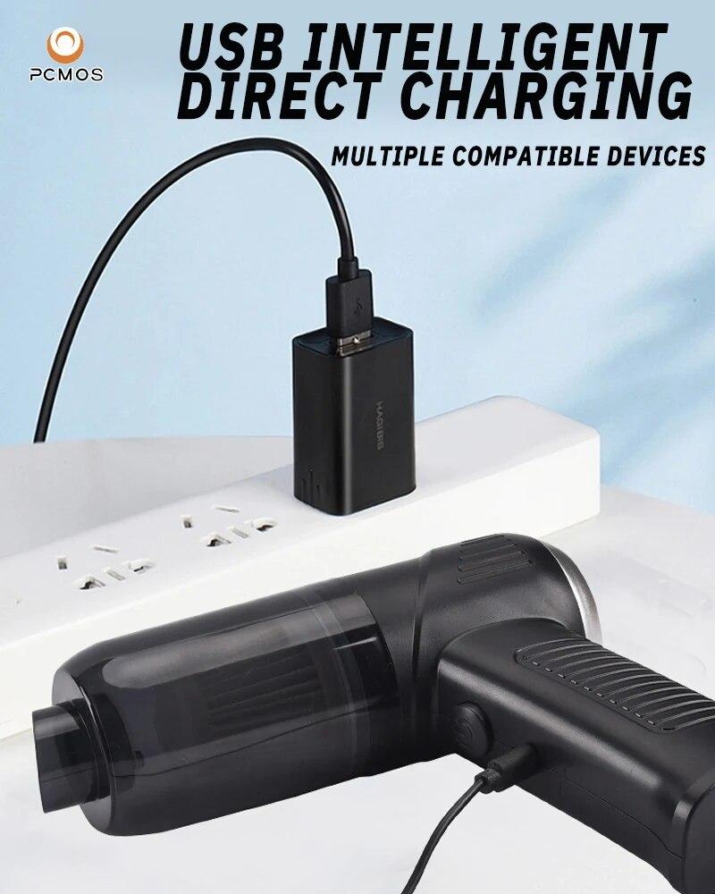 [Clearance Hot Sale] High Power Cordless Vacuum Cleaner, Handheld Car & Household Use, Rechargeable for Desktop Carpet Auto Inte