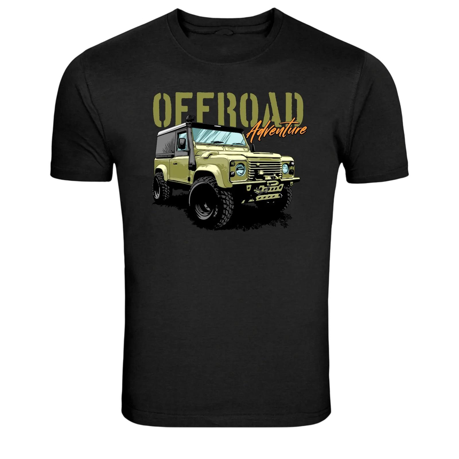 Offroad Adventure 4x4 Off Road Truck Graphic T-Shirt L