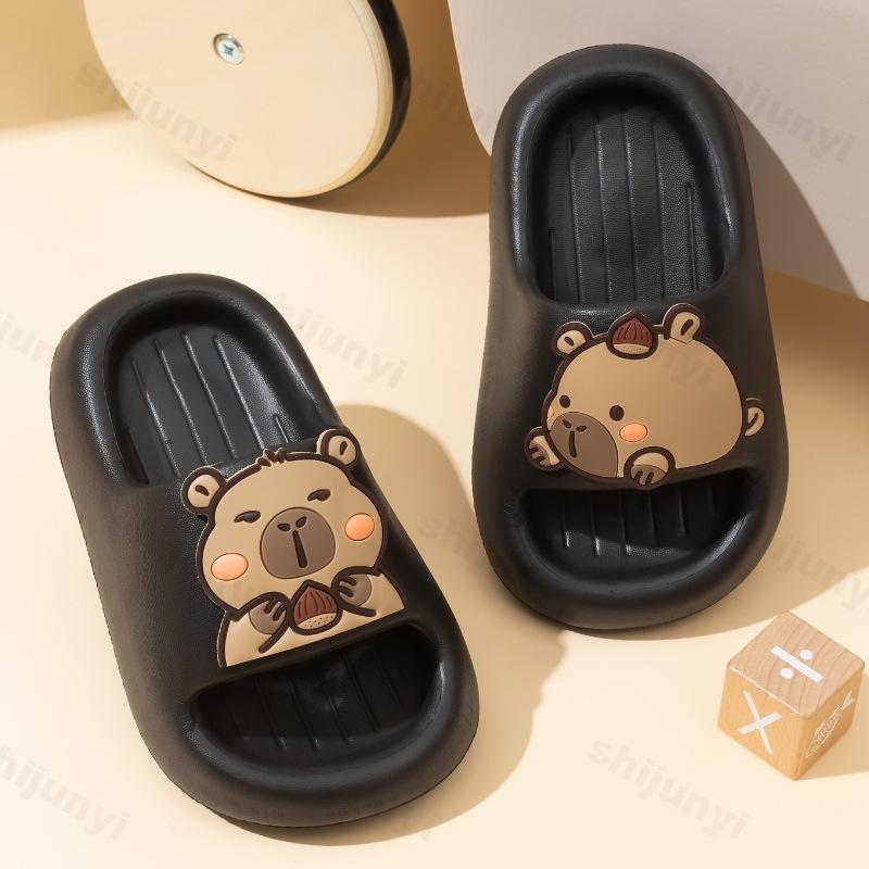 Pantofole da casa Capibara Pantofole da bagno per bambini Estive Ragazze Ragazzi Cartone Animato Carine Moda Scarpe per la casa Bambini Scarpe da esterno per la spiaggia