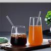 Nordic Style Mount Fuji Whiskey Glass - Transparent, Heat-Resistant, Water Drop Design for Cold Drinks