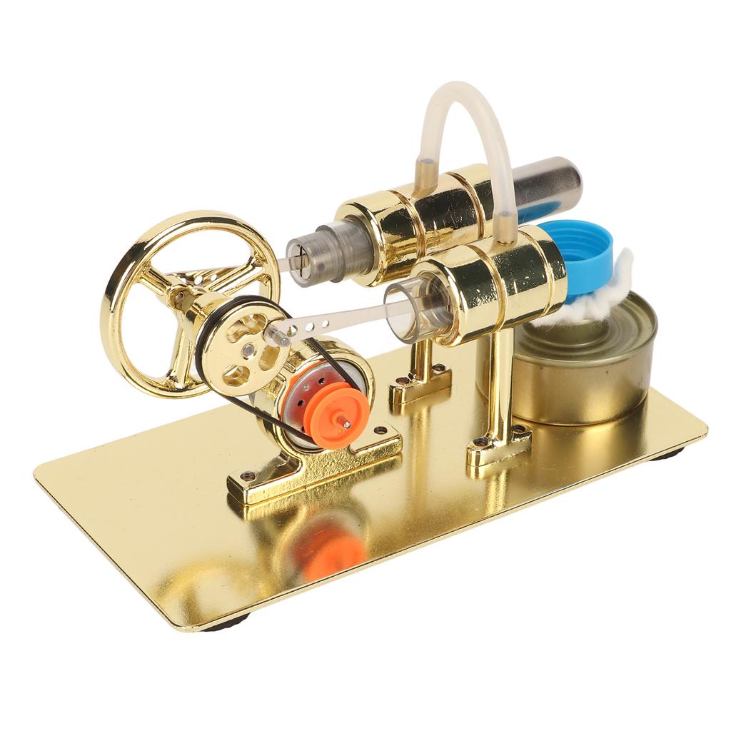 Stirling Engine Model Kit Novel Interesting Stirling Scientific Physical Model with LED Light for