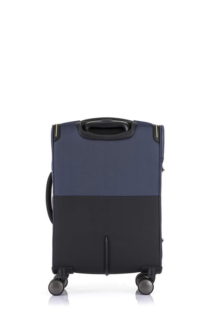 Valiză Troler STRARIUM Spinner 55 36L 55 cm Extensibil Mărime S Poate fi transportat la bord Nopți Carcasă moale Ușor Garanție inclusă 3kg Bleumarin