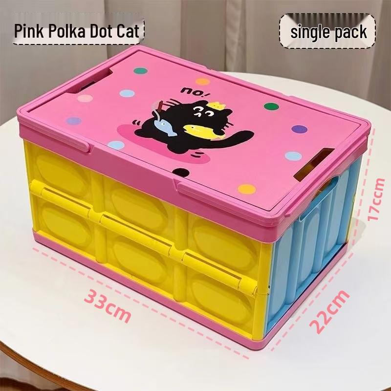 Customizable Outdoor Camping Trunk Organizer - Folding Storage Box