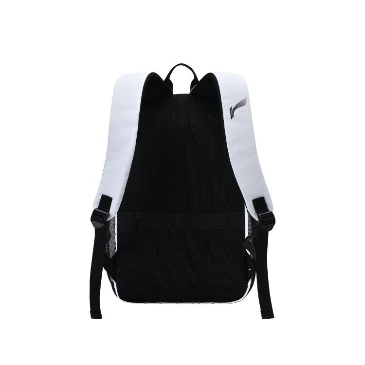 Li Ning Polyester Backpack Regular Unisex White ABSU401-2