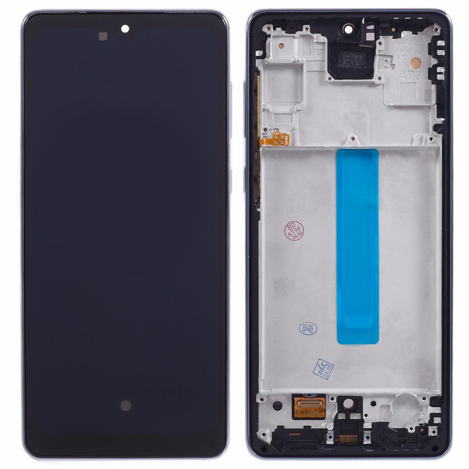 

Для Samsung Galaxy A73 5G A736 6,36 дюйма Екран OLED класу C та збірка дигітайзера+Рамка Запасна частина (Без логотипу) Type A