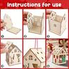 1/3/5PCS DIY DIY Graffiti Ornaments Funny 3D Jigsaw Puzzle Educational Toys Christmas Decorations Parent-Child Games Christmas