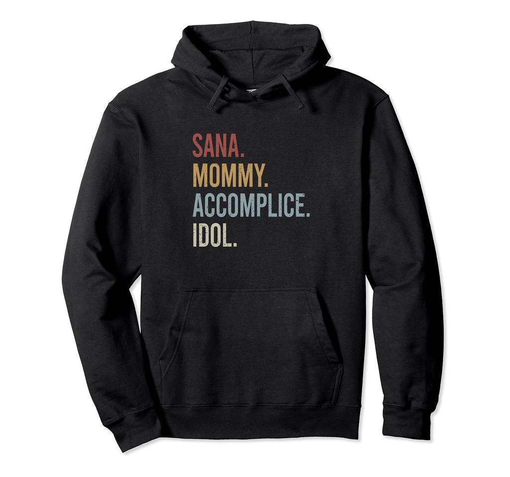 Sana Mommy Accomplice Idol Retro Style Vintage Hoodie