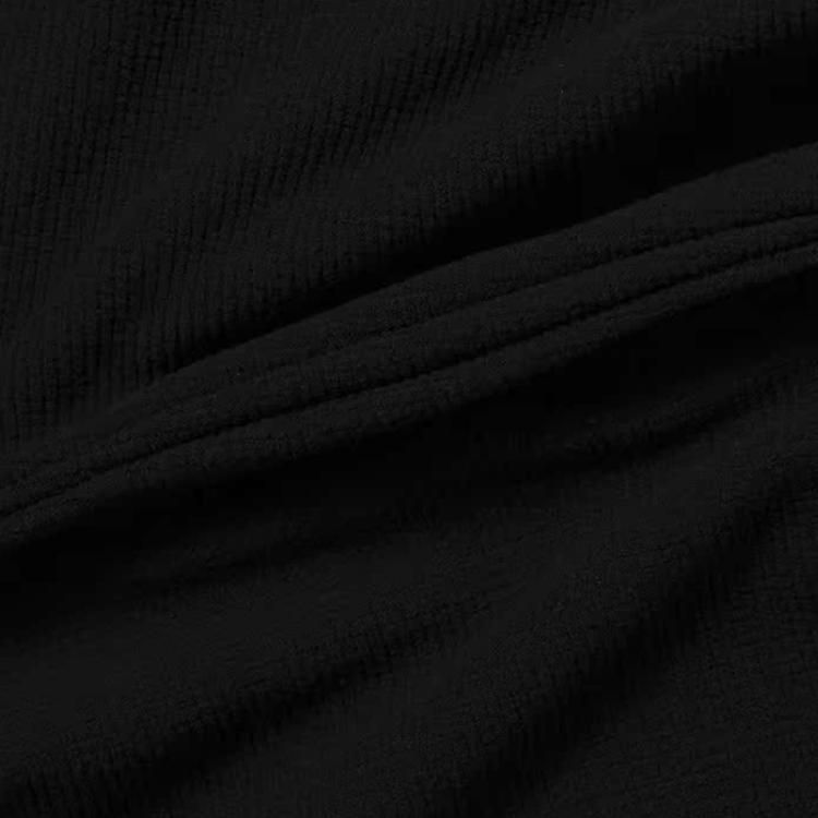 Timberland Logo Embroidered Outdoor Casual Moisture-Wicking Fleece Hooded Jacket Men Jackets Black A2KS5-001