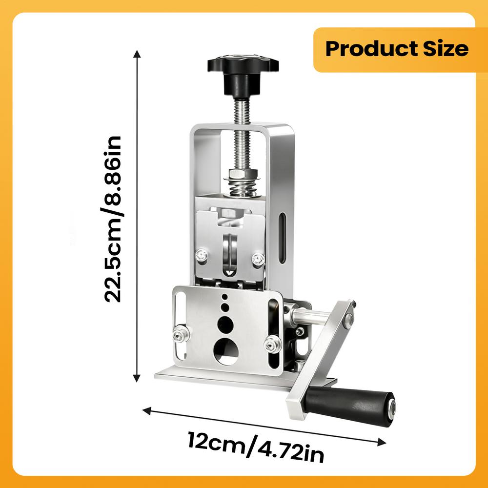 Portable Household Wire Stripper Aluminum Alloy Manual Wire Stripping Tool Cable Electric Peeling Tool