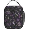 Purple Gray Goth Spooky Insulated Lunch Bag with Detachable Buckle Handle Portable Lunch Box Reusable Bento Tote Bag