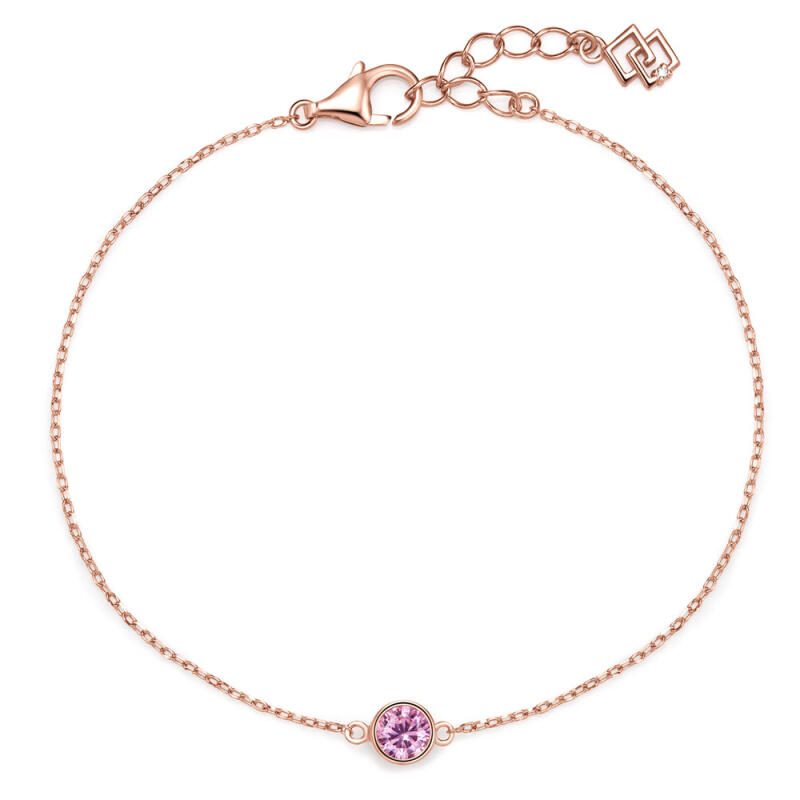 dieuamour silver 925 petit ange diamond bracelet pink