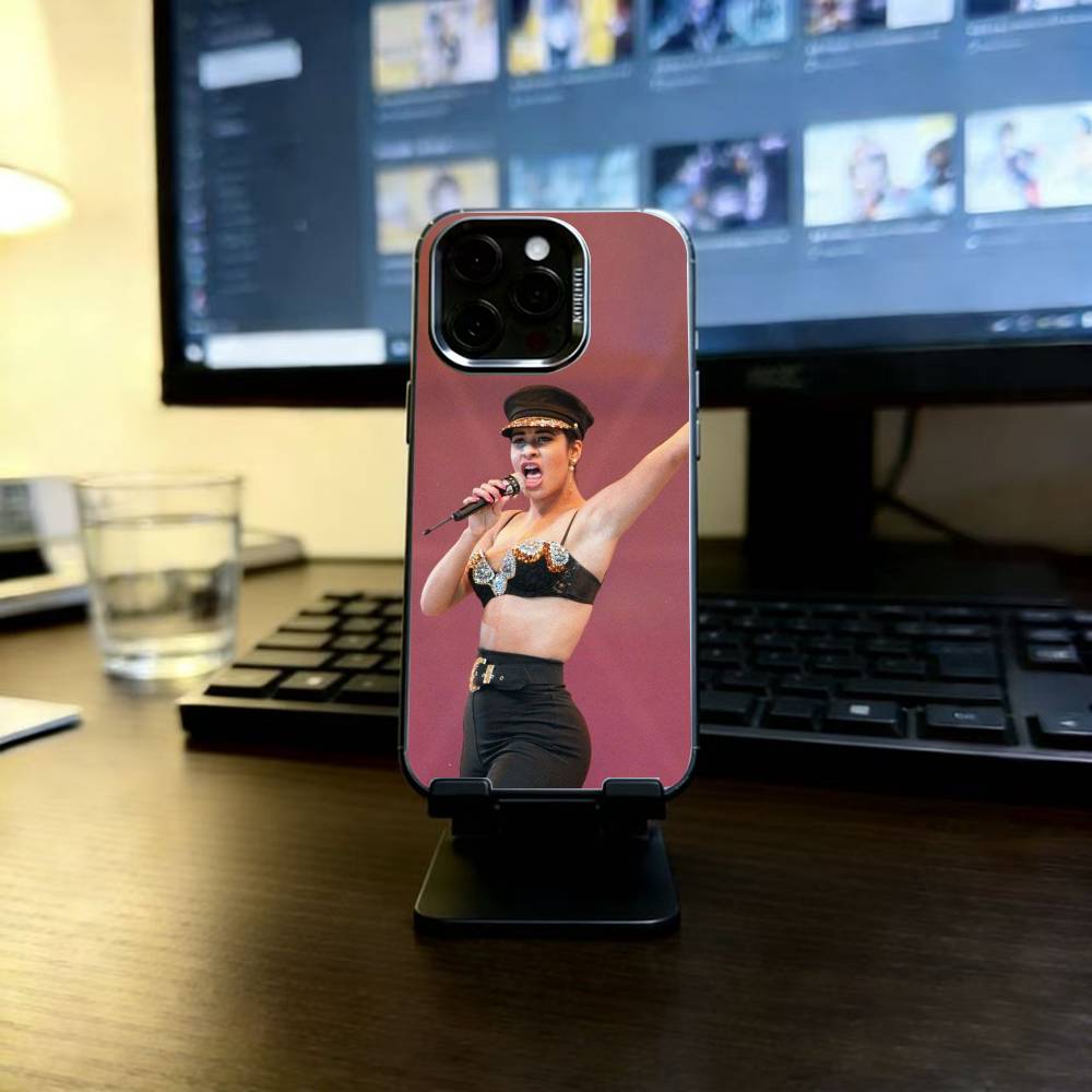 

Selena Quintanilla Phone Case For iPhone 17,16,15,14,13,12,11 Plus,Pro Max,XS,Colorful Silver Phone case Funda Cover iPhone14ProMax