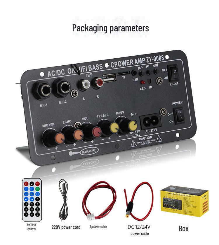 Home & Outdoor Bluetooth Karaoke Car Audio Subwoofer Amplifier Board