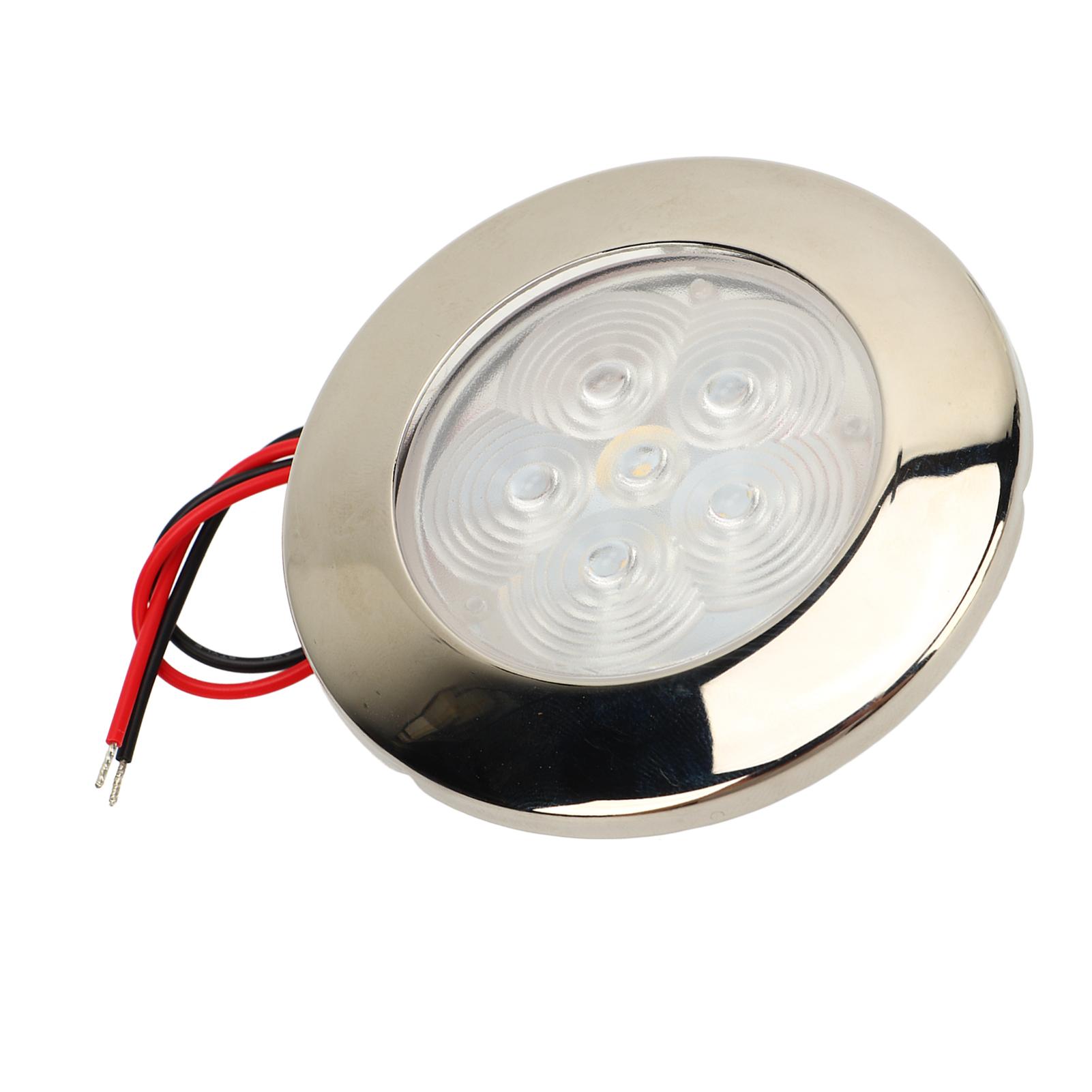 

Светодиодный точечный светильник DC12V для дома на колесах, лодки, потолочный, встраиваемый, внутреннее освещение, 1 Вт, дневной белый 5500–6300K