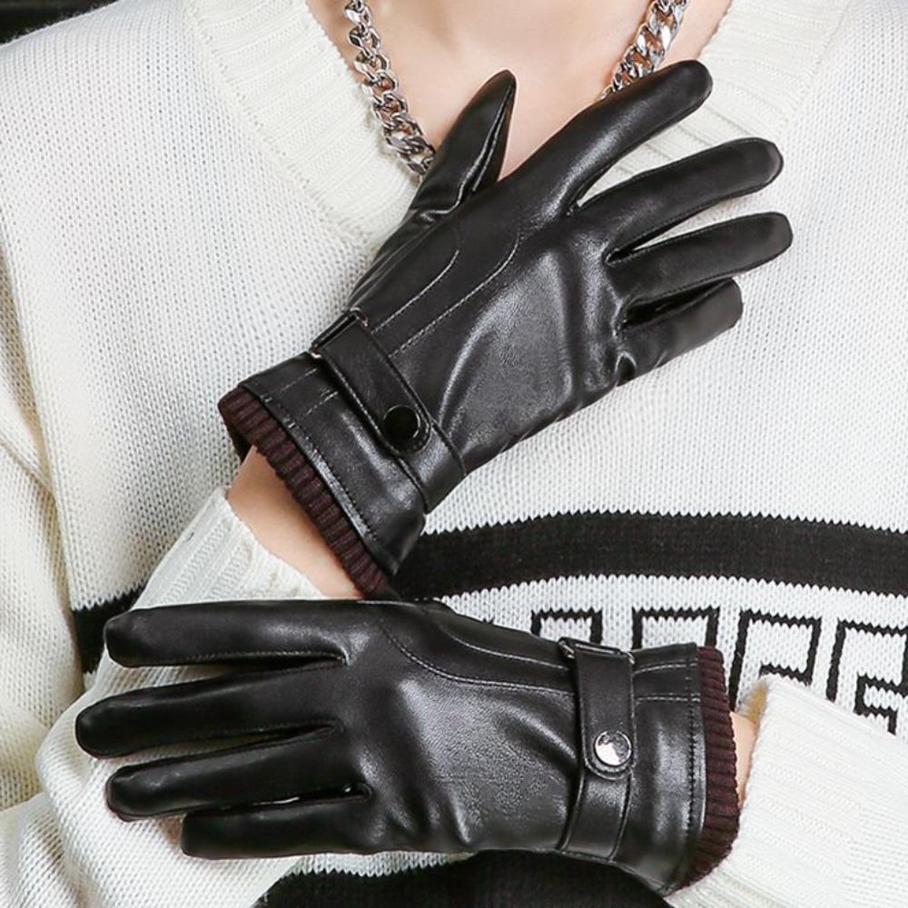 

Сенсорний екран Сенсорні рукавички Теплі рукавиці для водіння Нові рукавички з повним пальцем Жіночі Чоловічі 9