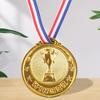 2.55 In Medal Winner Reward Football Competition Prize Gold Silver Bronze Award Medal for Competitions Party for Kids Adults