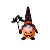 Gnomo Faccina di Zucca di Halloween Statuetta Decorazione,   Bambola Senza Volto per Decorazione Festa