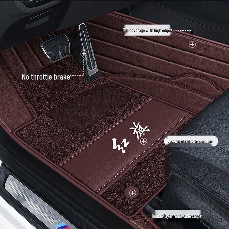 Red Flag Car Floor Mats for Hongqi Models: H5, HS5, H6, HS7, HS3, E-HS9, EQM5, EH7