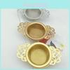 Stainless Steel Tea Strainer Filter With Decorative Edges For Tea Brewing And Teapot Use