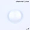 8-44 Mm Round Transparent Acrylic Plano-Convex Lens Flashlight Led Lens Focusing Torch Accessories Magnifying Glass Convex Lens