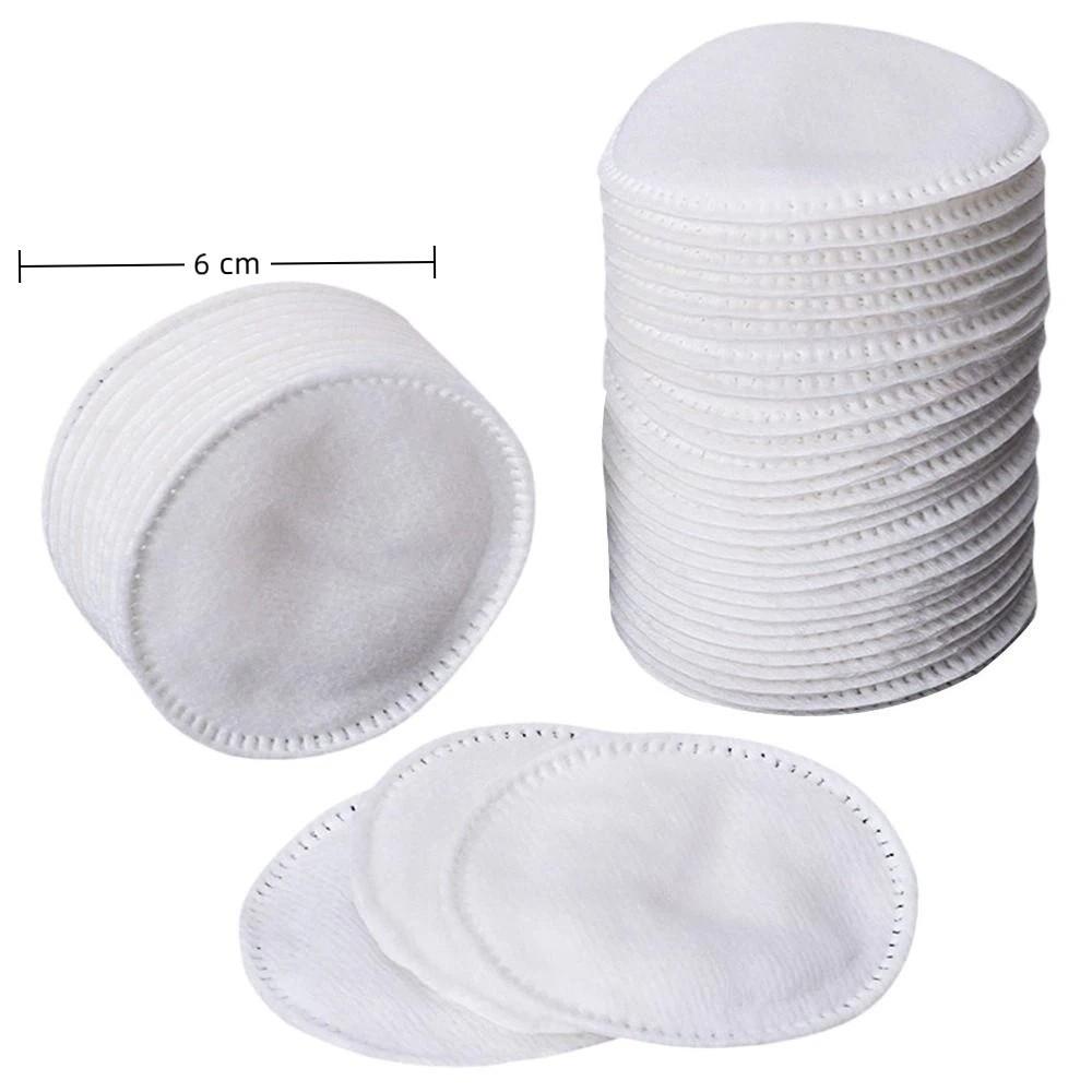 120 Stück Runde Einweg-Make-up-Entferner-Pads Dreischichtiges Reinigungs-Wattepad Kosmetische Anwendung