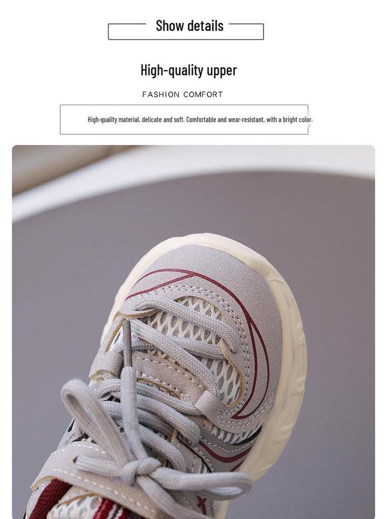 “2026 Spring Lightweight Unisex Toddler Sports Shoes - Soft Sole & Breathable Mesh”