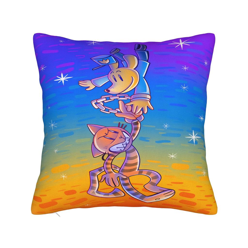 Pillow Case Dog Man Comic Anime Soft Pillow Cover For Wedding Party Home Decor Cute Funny Pillowcases