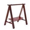 Miniature Dollhouse Swing 1:12 Modeling Figurine Porch Wood Furniture Supplies Mini House Accessories Rosewood Color