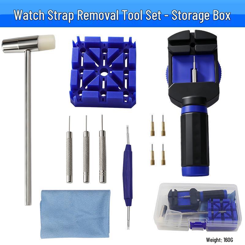 Watch Repair and Adjustment Tool Set: Strap Remover, Disassembly Tools, Link Modifier