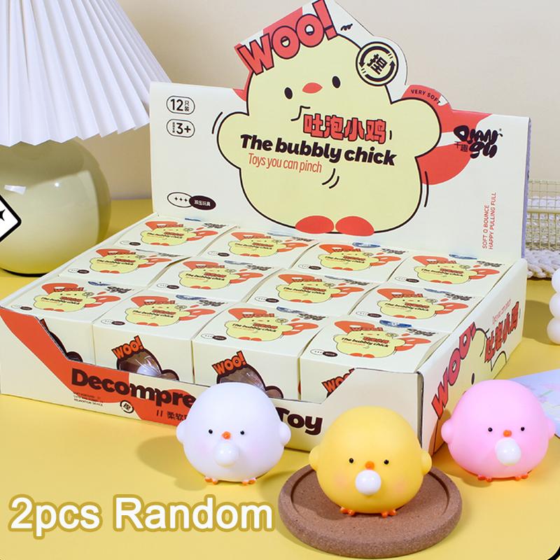 Funny Blow Bubble Capybara Figurine Squeeze Pop Out Toy Stress Toy Novelty Gag Table Toy Decompression Pinch Fidget Toy Kid Gift