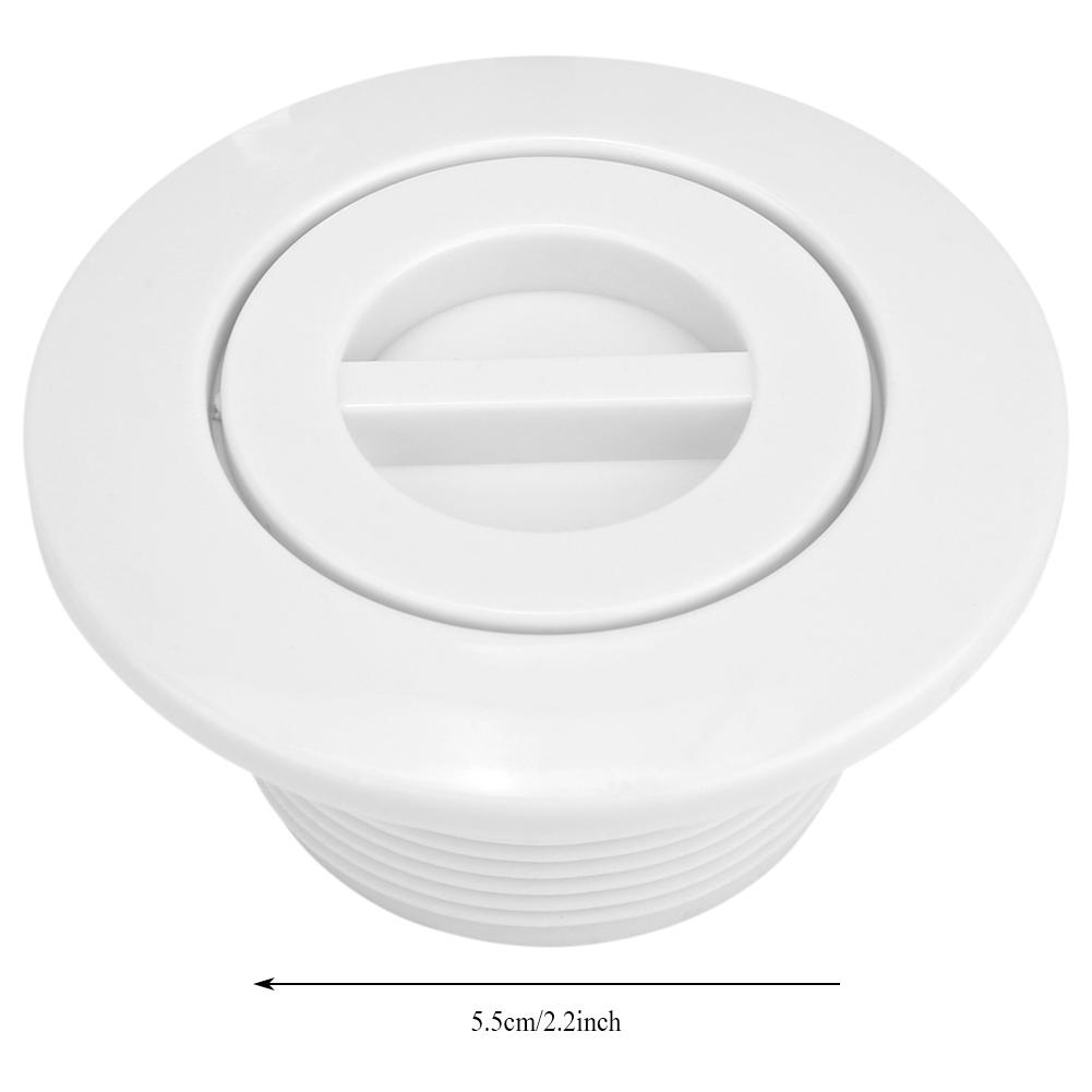 White Plastic Swimming Pool Main Drain Floor Drain Water Inlet Draining Accessory