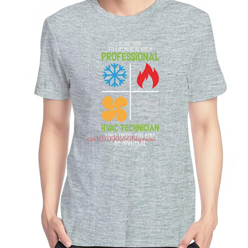 Unisex Cotton Short Sleeve Tshirts Hvac Technician Heating Cooling Fashion Graphic Summer New Shirt Casual Trendy Top