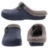 Fashion Litfun Plush Lining Clogs Slippers For Men Women Waterproof Non-slip Fuzzy Home Slippers Outdoor Furry Warm Cozy Garden Clogs
