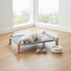 Elevated Dog Cot Removable Washable Cover Raised Dog Bed Elevated Pet Cot Above the Floor Mesh Pet Bed Breathable Material