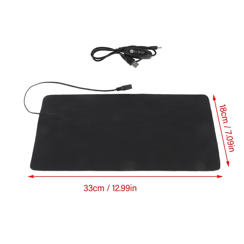 3 Gear Temperature Adjustment Seedling Heat Mat PU Leather Waterproof Design Seedling Warming Mat Low Voltage Textured Surface