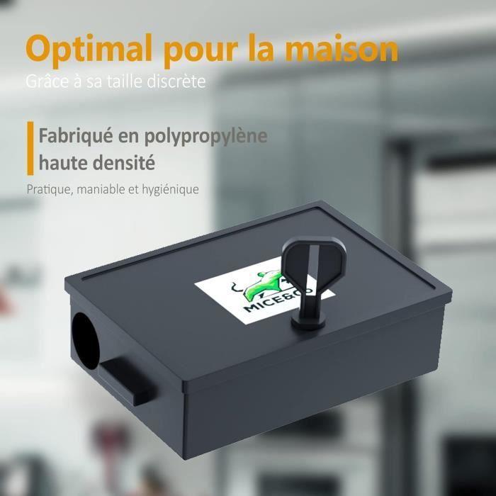 Miceco stationboîteporte-appâts souris avec clé pour petits rongeurs piège professionnel