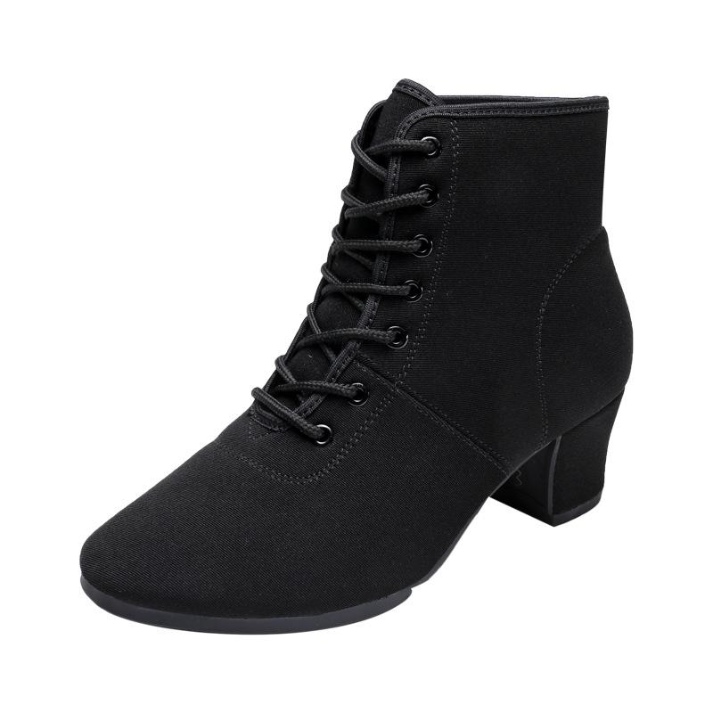 

Осенне-зимние высокие танцевальные туфли для танцев, танцев, танцев в стиле кантри, танцев на мягкой подошве, латиноамериканских танцев, на среднем каблуке, матросские танцевальные туфли 41