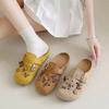 New Single Shoes, Shoes, Slippers 2025 New Winter Shoes, One-pedal Cartoon Accessories Shoes