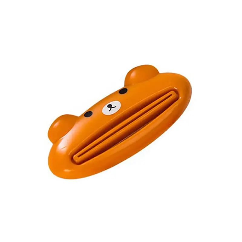 1Pc Multi-Functional Adorable Cartoon Toothpaste Squeezer - Plastic Tube Dispenser for Bathroom & Kitchen, Easy-to-Use, Durable Home Gadget, Cute