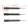 3Pcs High Hardness Sample Center Punch Non-slip Center Punch Set Cylindrical Center Punch for Machinists and Carpenters