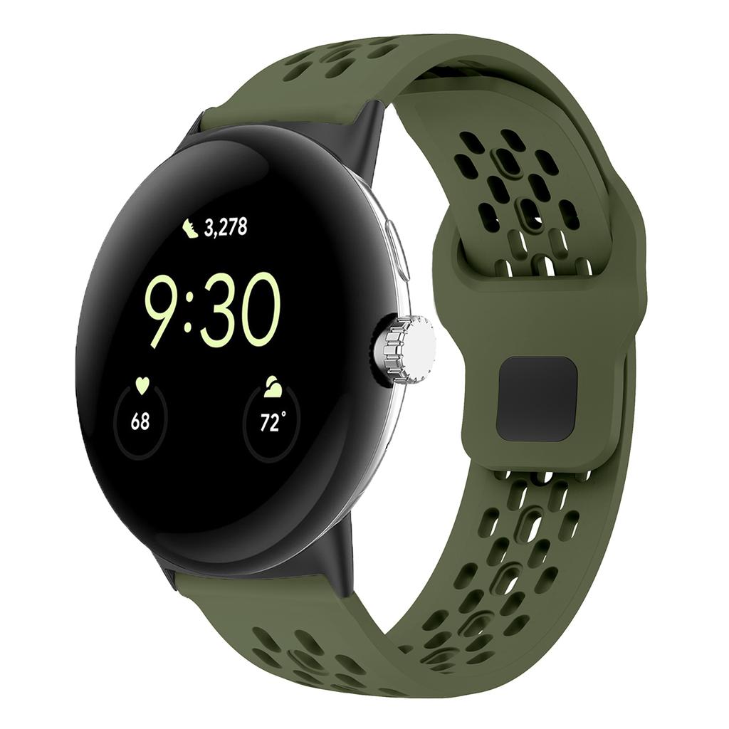Silicone Band For Google Pixel Watch 5/4/3/2/1 Breathable Sport Strap For Pixel 3/4/5 45mm Smartwatch Replacement Soft Bracelet