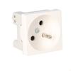 K45 Socket with Grounding 16A/230V~, White