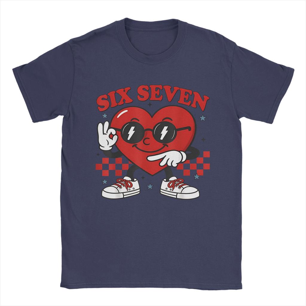 Unisexs Cool Hearts Sunglasses 67 Valentines Day T Shirt Pure Cotton Clothes Vintage Short Sleeve Crewneck Tees Plus Size TShirts