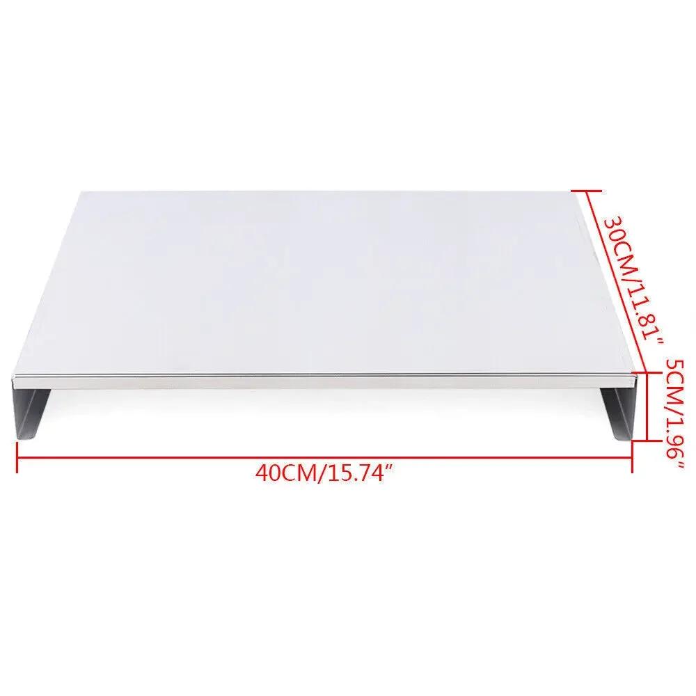 

Stainless Steel Gas Stove Burner Cover Protective Top with Mounting Bracket Silver 30x40cm United States