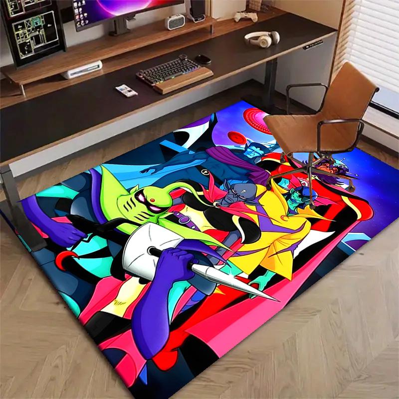 1pc UFO Robot Grendizer4 Design Printed Area Rug Carpet for Bedroom Living Room Home Decor Rugs Mat Non Slip Mat Rug for Bedside