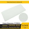 Air Conditioner Filter Element for Shanhe XCMG 750AS/WE80E9/80N9 Excavator